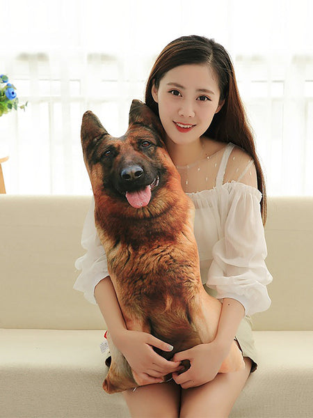 50CM 犬の形の昼寝漫画枕クッション