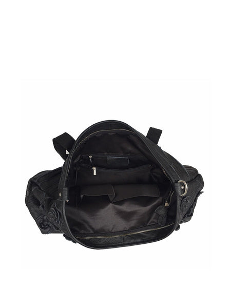 ファッションレザー3Dフラワースプライスマルチカラーショルダーバッグハンドバッグ